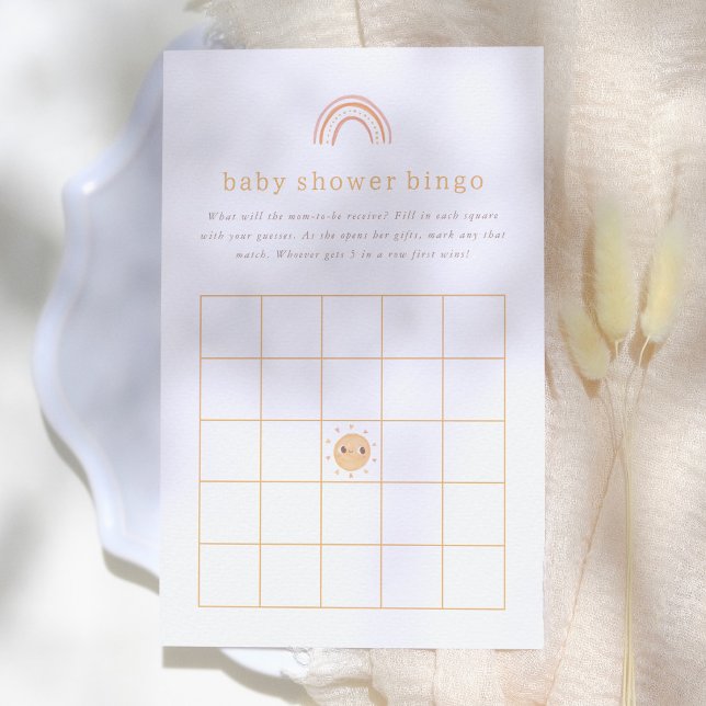 Sunshine Baby Shower Bingo Game (Creator Uploaded)