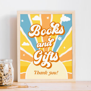 Sunshine Baby Shower Books and Gifts Poster