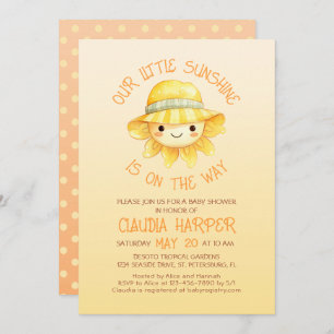 Sunshine Baby Shower Invitation