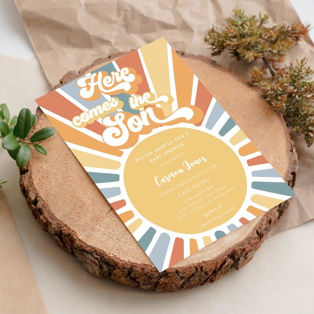 Sunshine Baby Shower Invitation (Creator Uploaded)
