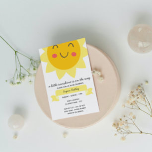 Sunshine Baby Shower Invitation