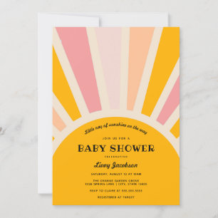 Sunshine Baby Shower Invitation