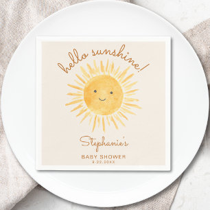 Sunshine Baby Shower Napkin
