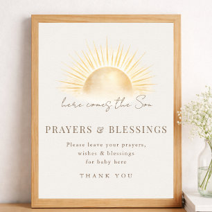 Sunshine Baby Shower Prayers For Baby Sign