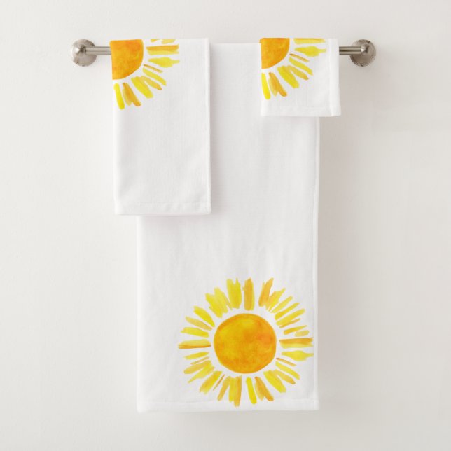 Sunshine Bath Towels (Insitu)