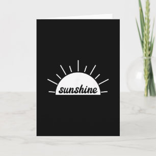Sunshine Beach Vacation Sand And Sun Beachin Holid Card