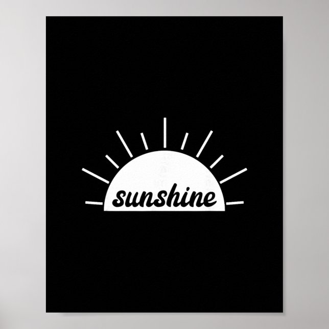 Sunshine Beach Vacation Sand And Sun Beachin Holid Poster (Front)