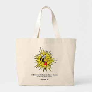 Sunshine Bees: Children's Choir Large Tote Bag