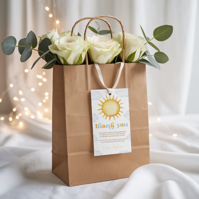 Sunshine Birthday Favor Tag (Creator Uploaded)