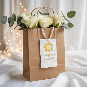 Sunshine Birthday Favour Tag