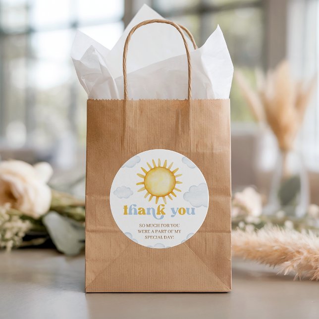 Sunshine Birthday Favour Tag (Creator Uploaded)
