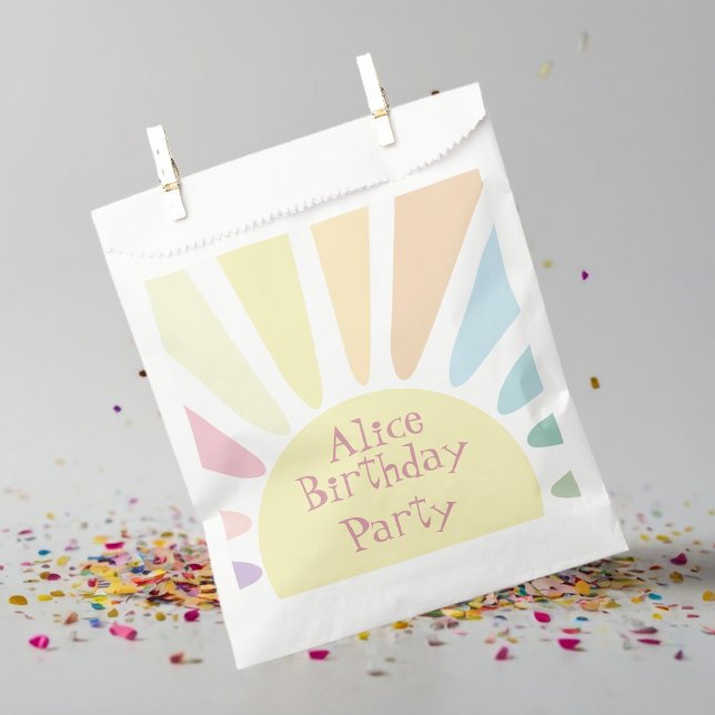 Sunshine Birthday Party Favour Bag (Creator Uploaded)
