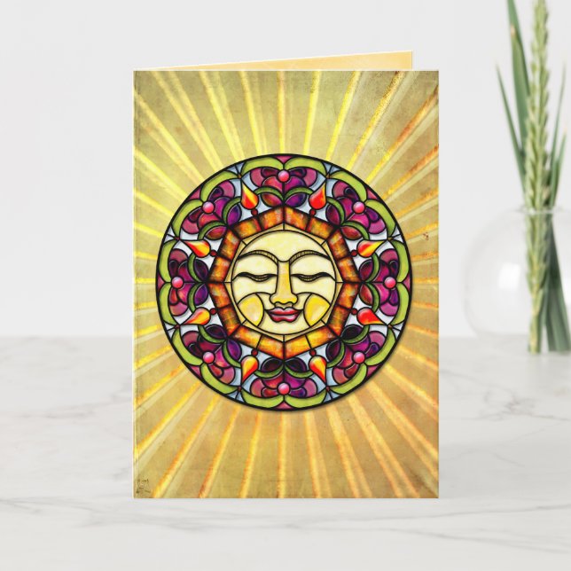 Sunshine - (Blank Greeting Card) Card (Front)