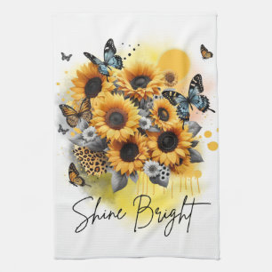 Sunshine Bloom Tea Towel