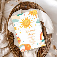 Sunshine Boho Sun Gender-Neutral Baby Shower