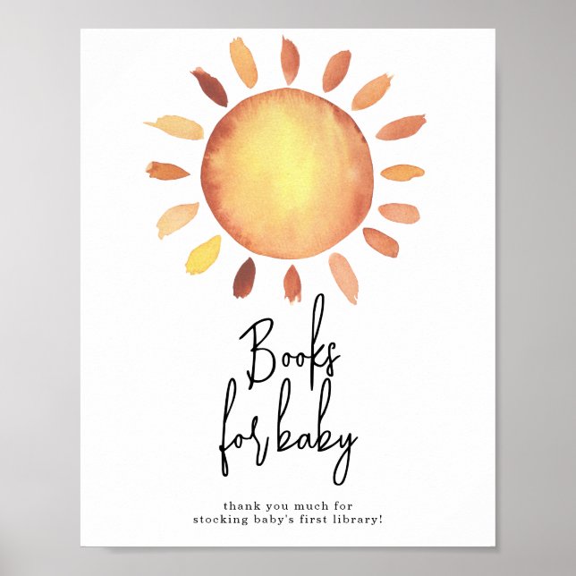 Sunshine Books for baby Poster (Front)