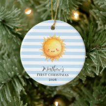 Sunshine Boy Baby First Christmas