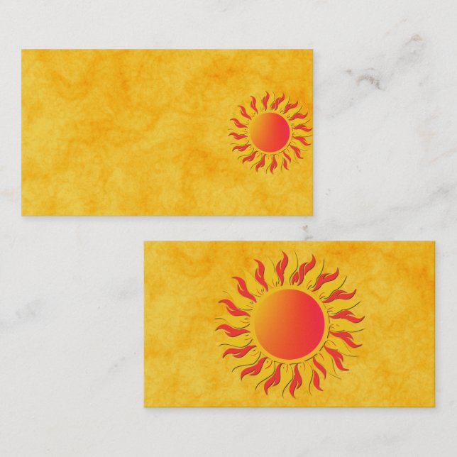 Sunshine Business Card (Front/Back)