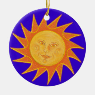 Sunshine Ceramic Tree Decoration