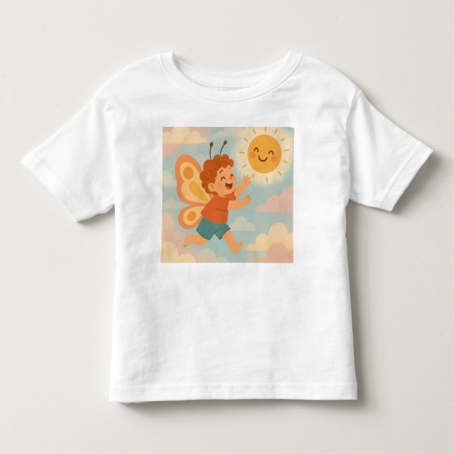 Sunshine Chaser – Dreamy Summer Tee for Kids (Front)