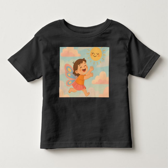 Sunshine Chaser – Dreamy Summer Tee for Kids (Front)