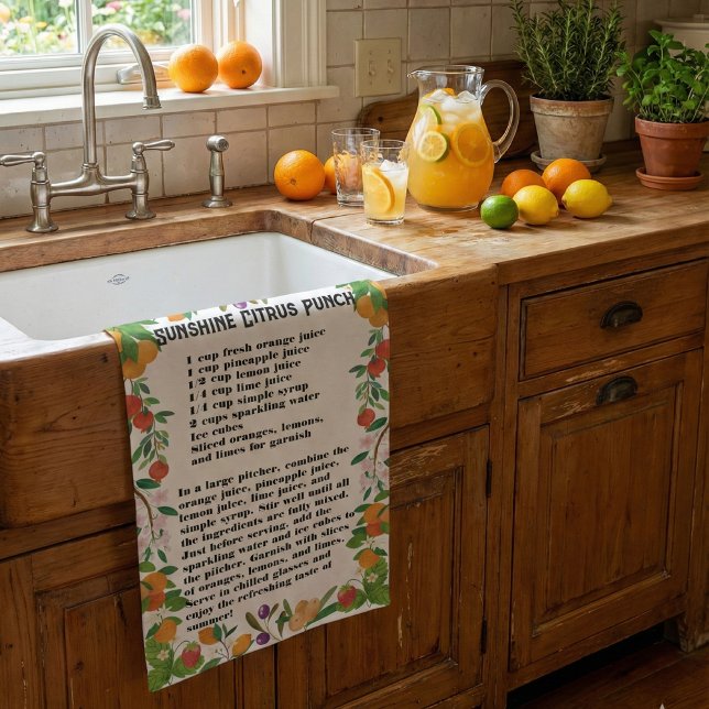 Sunshine Citrus Punch Tea Towel (Creator Uploaded)