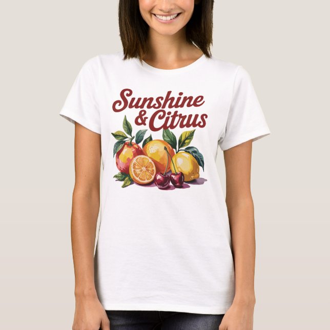 Sunshine & Citrus shirt (Front)