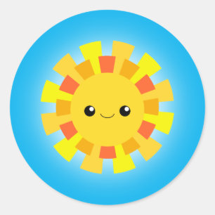 Sunshine Classic Round Sticker