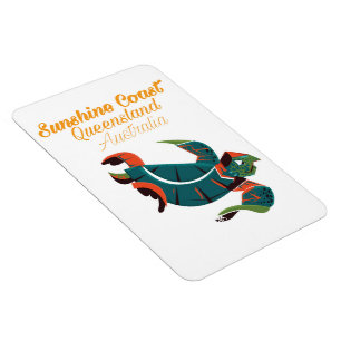 Sunshine Coast Queensland Australia Travel poster Magnet