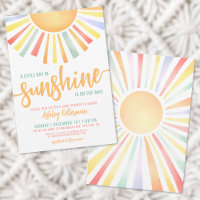Sunshine Colourful Bright Sun Baby Shower