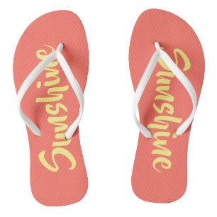 Sunshine Coral Thongs