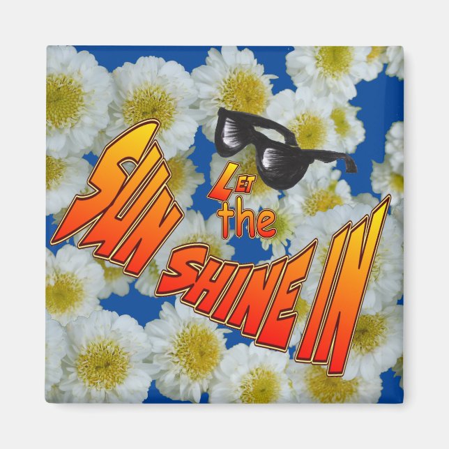 Sunshine Customisable Magnet (Front)
