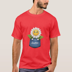 Sunshine Daisy Pocket Art T-Shirt
