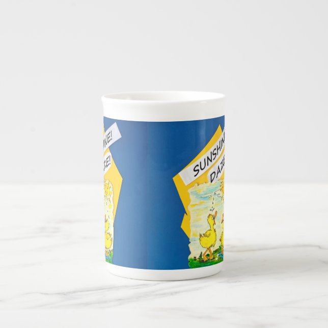 "Sunshine Daze" Ceramic Coffee mug (Front)