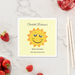 Sunshine Design Baby Shower Napkin