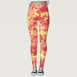 Sunshine Digital Camo Pattern Leggings