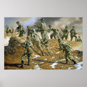 Sunshine Division in Korea by Rick Reeves Print