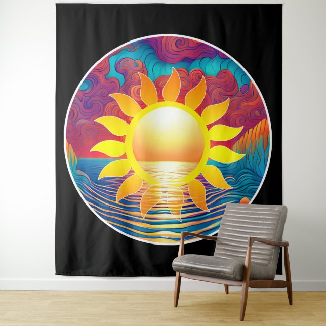 Sunshine Dream Tapestry (In Situ)
