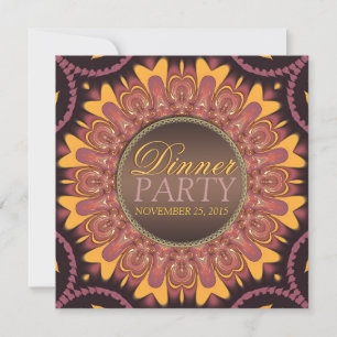 Sunshine Earth Love Dinner Party Invitation