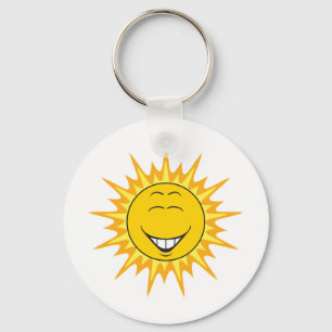 Sunshine Face Key Ring