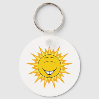 Sunshine Face Key Ring