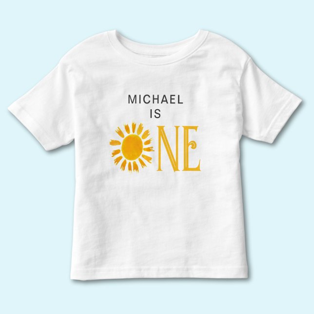 Sunshine First Birthday Personalised Toddler T-Shirt (Creator Uploaded)