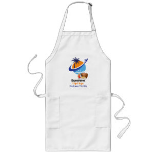 Sunshine, Flip Flops, Endless Thrills Long Apron