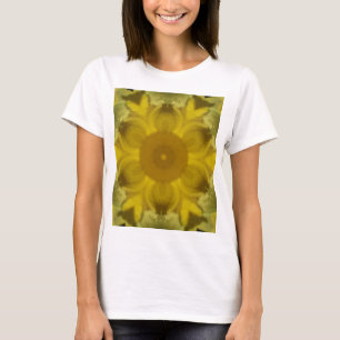 Sunshine Flower Burst Golden T-Shirt