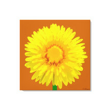 "Sunshine Flower" Canvas Print design.