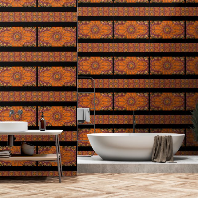 Sunshine Flower Wallpaper (Bathroom)