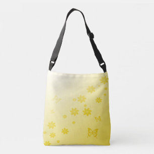 Sunshine Flowers n Butterflies Crossbody Bag