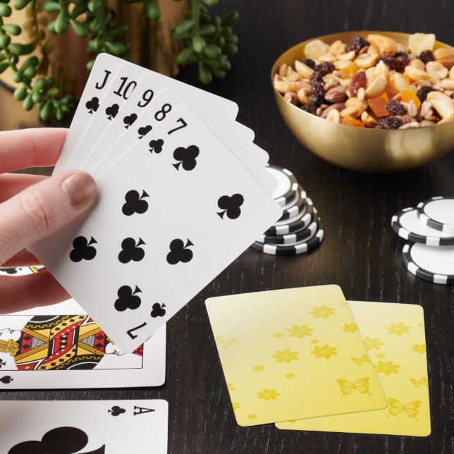 Sunshine Flowers Playing Cards (In Situ)