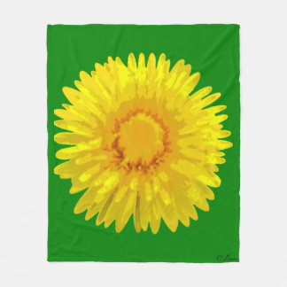 "Sunshine Flowers" Throw Blanket design.