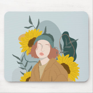 sunshine girl mouse pad